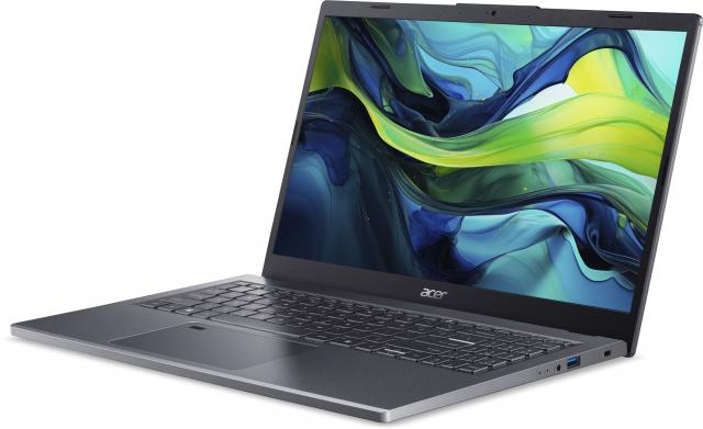 Лаптоп Acer Aspire 5 A15-51M - 15.6" FHD IPS, Intel Core 5-120U, 16GB LPDDR5 RAM, 1TB SSD, Free DOS 