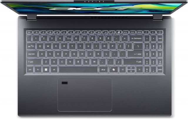 Лаптоп Acer Aspire 5 A15-51M - 15.6" FHD IPS, Intel Core 5-120U, 16GB LPDDR5 RAM, 1TB SSD, Free DOS 