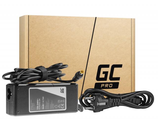 Notebook Power Supply GREEN CELL, PRO Charger / AC Adapter 19V 4.74A 90W for Acer  5,5mm- 1,7mm 