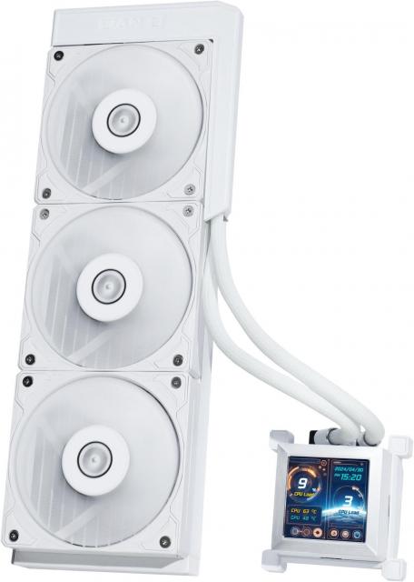 CPU Cooler Lian Li HydroShift LCD 360 Silent - White 