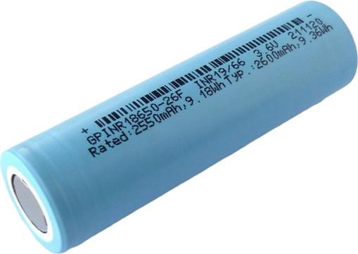 Акумулаторна батерия GP 18650, 2600mAh, Li-ion 