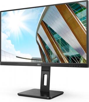 Monitor AOC 27P2Q, 27" IPS, WLED,1920x1080, 100Hz, 250cd/m2 VGA, DP, HDMI, USB SPEAKERS, Hub