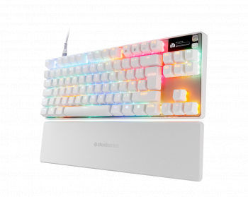 Механична Геймърскa клавиатура Steelseries Apex Pro TKL Gen3 White - UK Layout