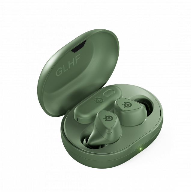 Безжични слушалки с микрофон SteelSeries Arctis GameBuds - Matcha 