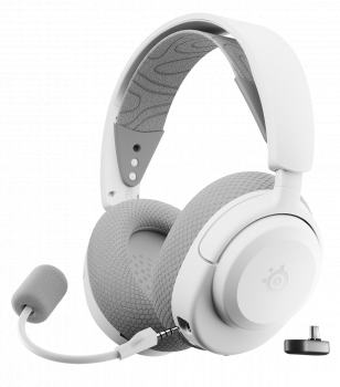 Геймърски слушалки SteelSeries Arctis Nova 3P Wireless - White