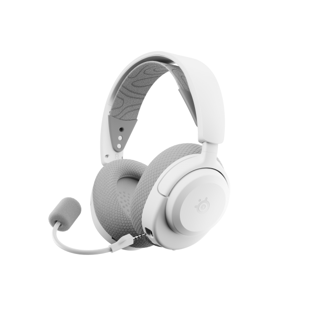 Casti gaming wireless SteelSeries Arctis Nova 3 pentru PC, Alb 