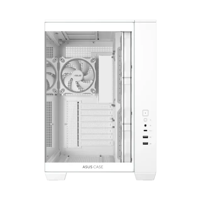 Кутия ASUS A32 PLUS Tempered Glass + 4 ARGB Вентилатора - White 