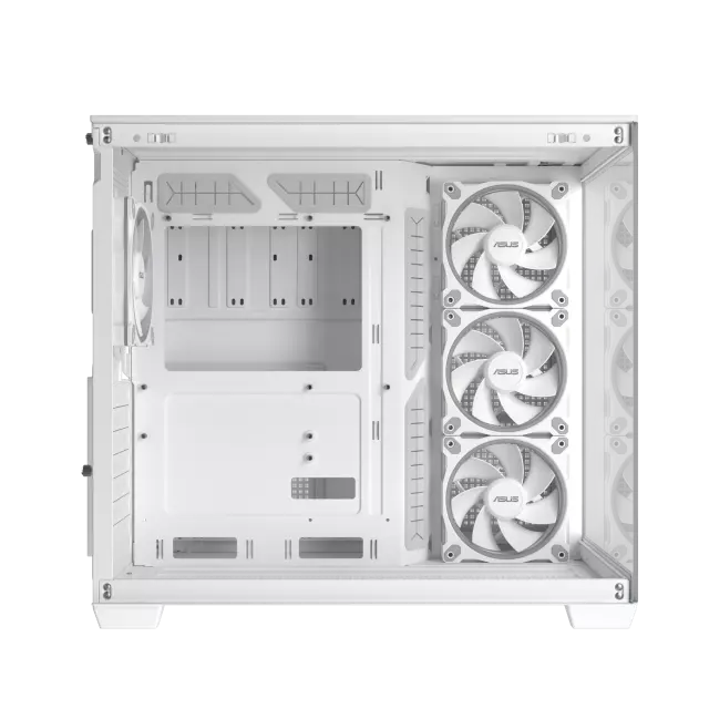 Кутия ASUS A32 PLUS Tempered Glass + 4 ARGB Вентилатора - White 