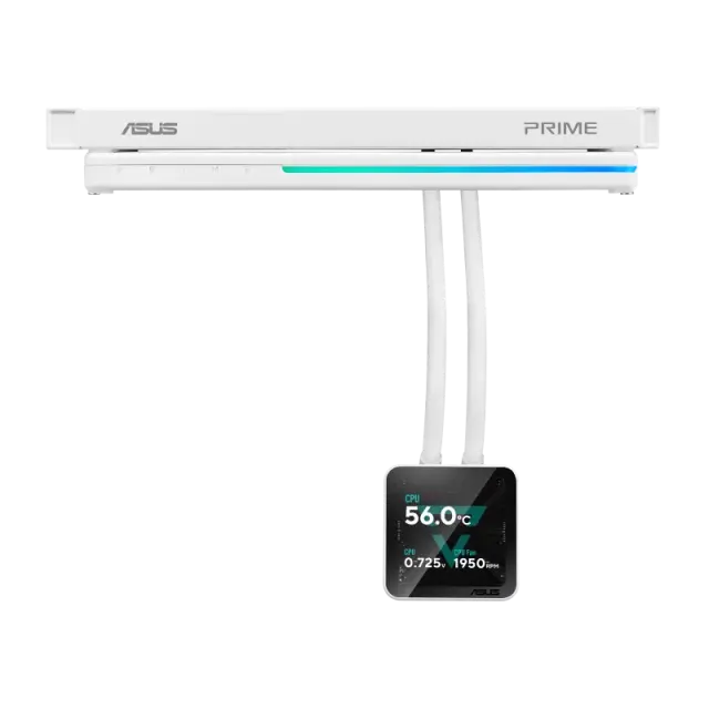 Охладител за процесор ASUS Prime SLC II 360 ARGB LCD - Бял 