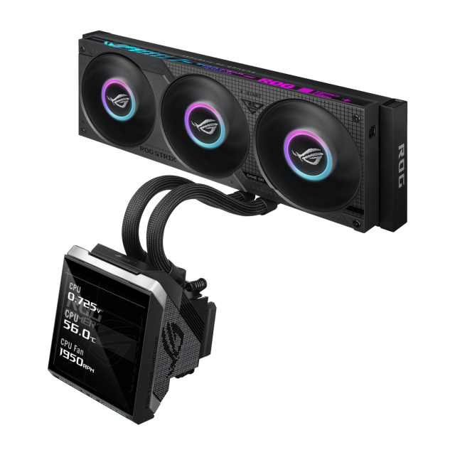 Охладител за процесор ASUS ROG Strix SLC IV 360 ARGB LCD - Черен 