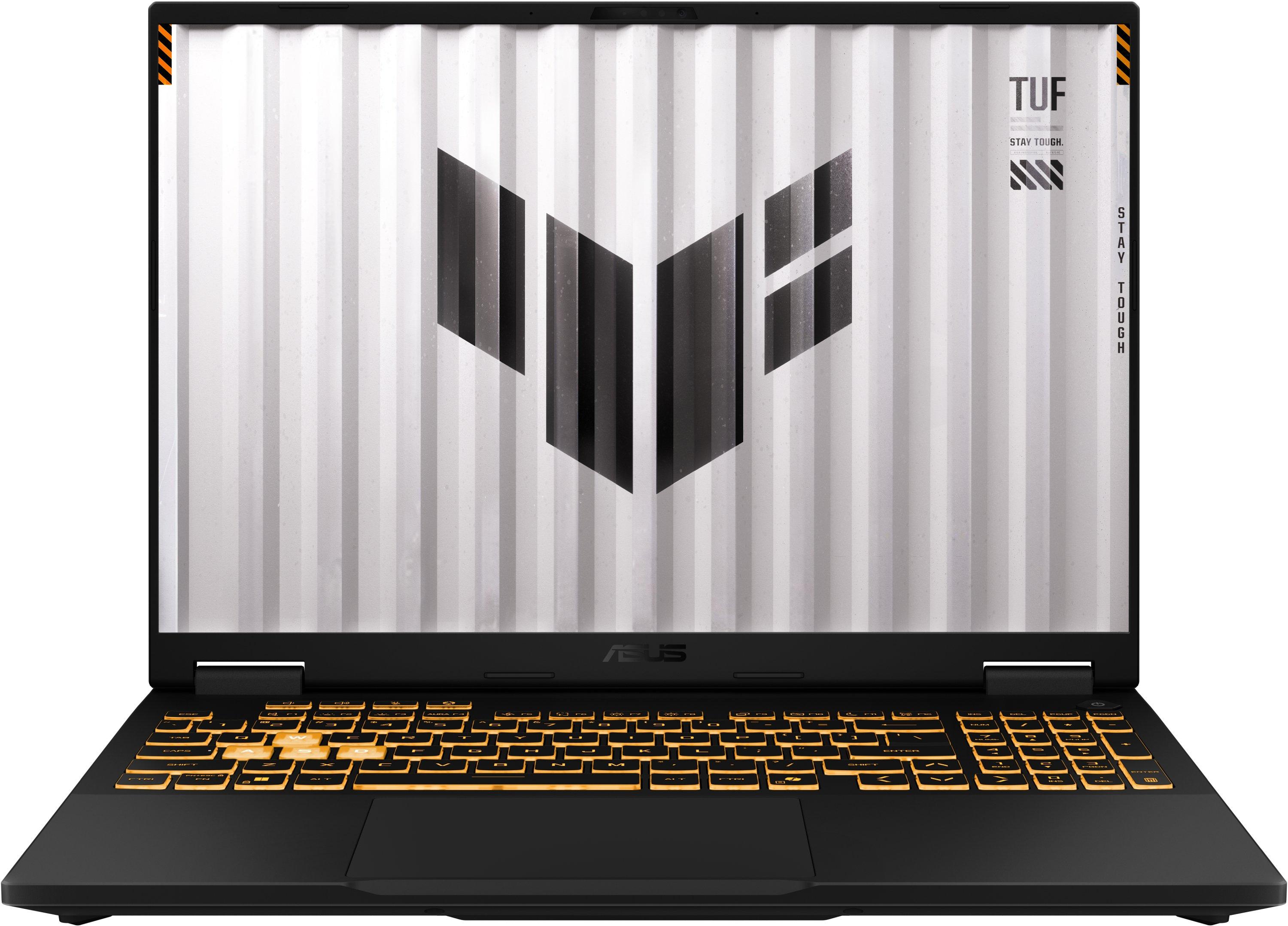 Лаптоп ASUS TUF Gaming F16 2025 FX608JH-RV010 - 16" IPS FullHD+, Intel i5-13450HX, 16GB DDR5, 512GB SSD, RTX 5050 8GB GDD7