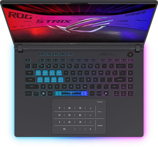 Лаптоп ASUS ROG Strix G16 2025 G615LR-S5053W - 16.0" Intel Core Ultra 9 275HX, 32GB DDR5, 2TB SSD, RTX 5070 TI 12GB 