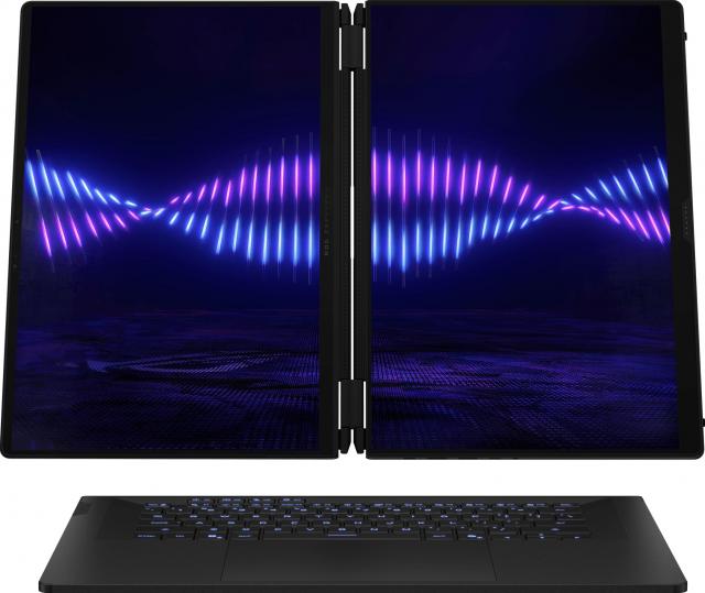 Лаптоп ASUS ROG Zephyrus Duo 16 2026 GX651AX-SR086X - 16" OLED Touchscreen, 120Hz, 2.8K, Intel Core Ultra 9 386H, 64GB LPDDR5X, 2TB SSD, RTX 5090 24GB GDDR7, Win 11 Pro 