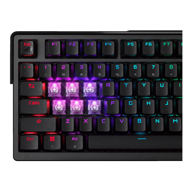 Геймърска безжична Клавиатура ASUS ROG Azoth Extreme - ROG NX Mechanical Switch Snow 