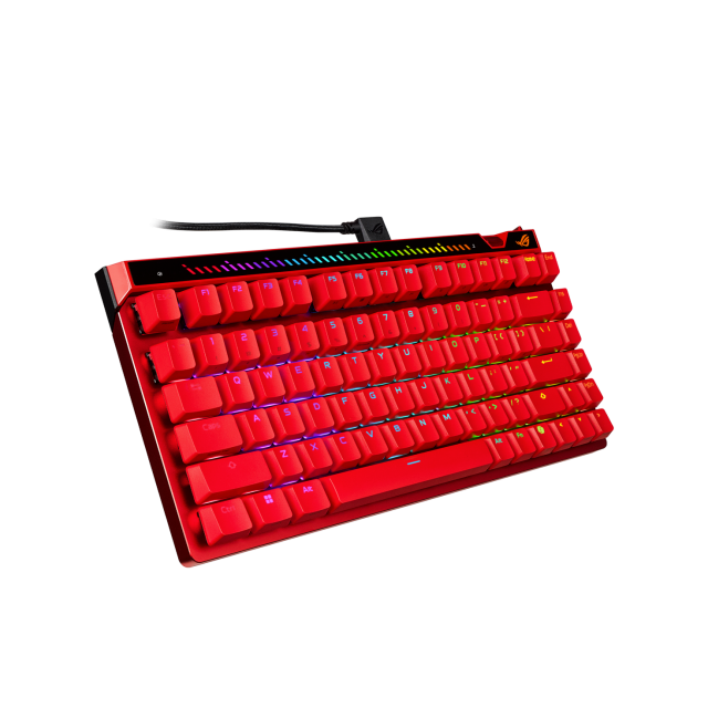 Геймърска Механична Клавиатура ASUS ROG Falchion Ace 75 HE Red - ROG HFX V2 Magnetic Switch 