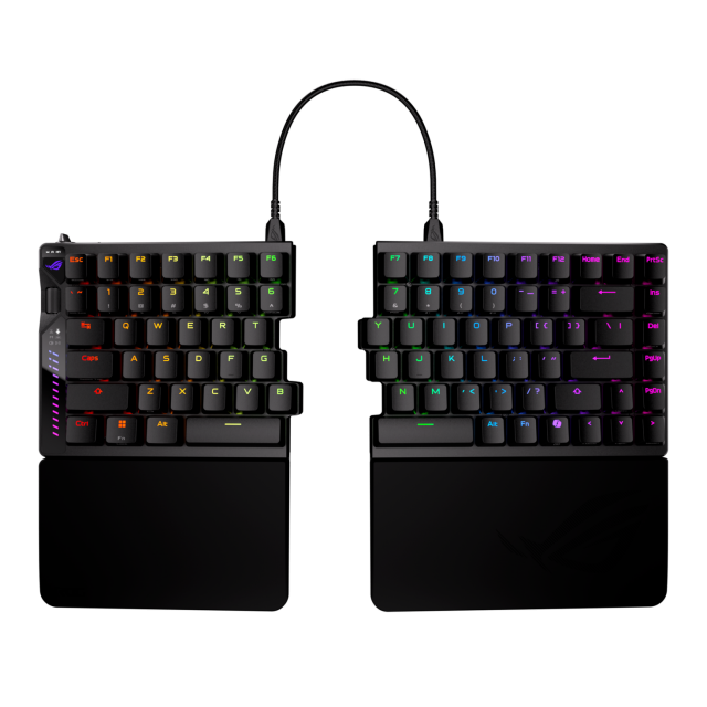 Геймърска безжична Клавиатура ASUS ROG Falcata 75% - ROG HFX V2 Magnetic Switch 