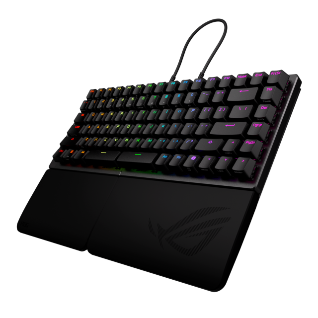 Геймърска безжична Клавиатура ASUS ROG Falcata 75% - ROG HFX V2 Magnetic Switch 