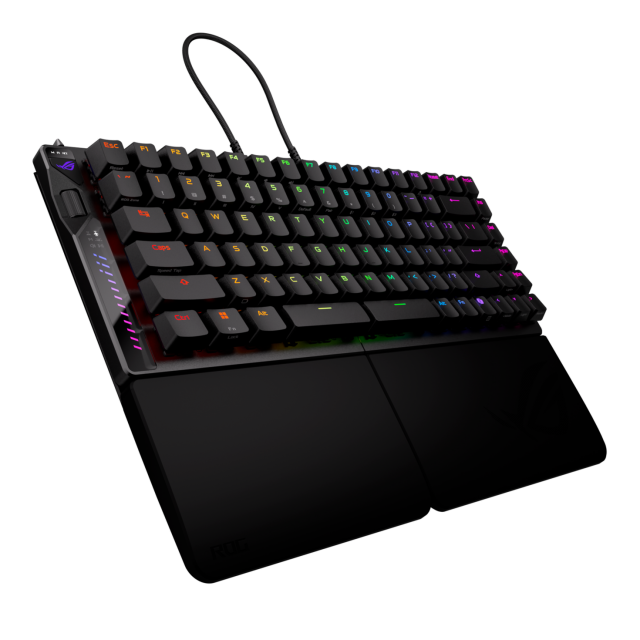 Геймърска безжична Клавиатура ASUS ROG Falcata 75% - ROG HFX V2 Magnetic Switch 
