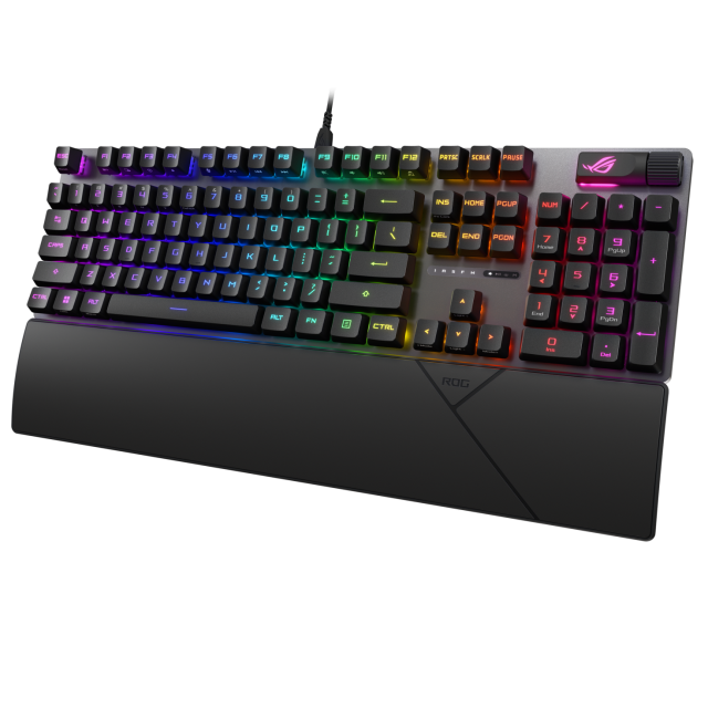 Gaming mechanical keyboard ASUS ROG Strix Scope II RX - ROG RX Optical Switch Red 