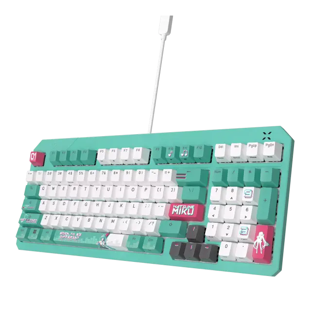 Геймърска клавиатура ASUS TUF Gaming K3 Gen II Hatsune Miku Edition - Optical Mechanical Switch 