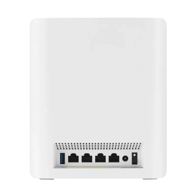 Whole-Home Mesh ASUS ZenWiFi BT8(W-2-PK) Tri-band WiFi 7, 4K-QA, BE14000, 4G LTE/5G Mobile Tethering 