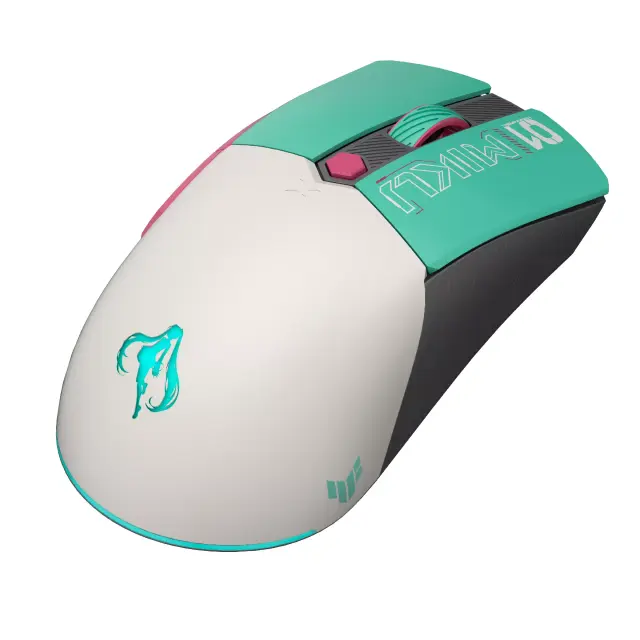 Геймърска безжична мишка ASUS TUF Gaming Mini Hatsune Miku Edition - 65g 