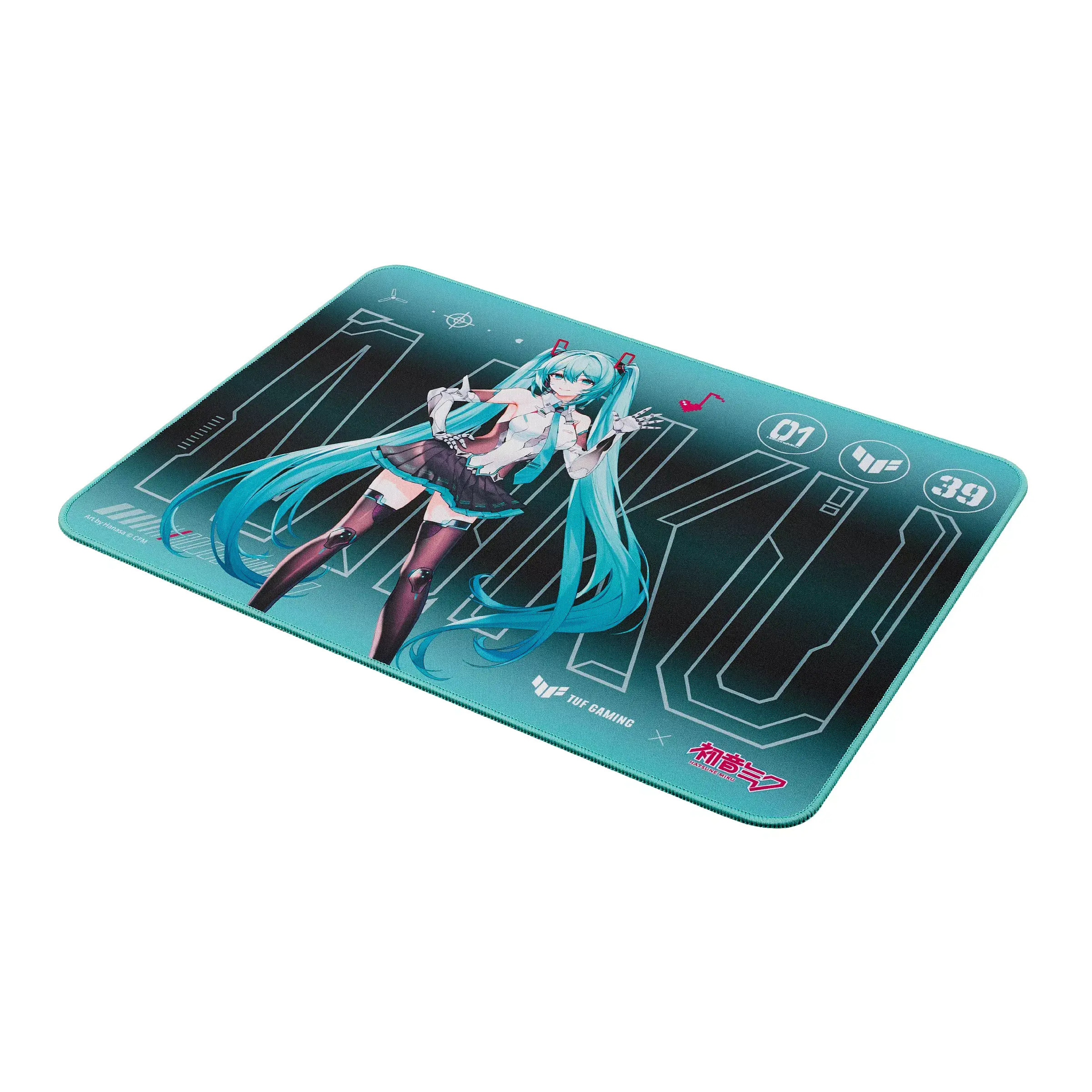 Геймърски пад за мишка ASUS TUF GAMING P1 Hatsune Miku Edition