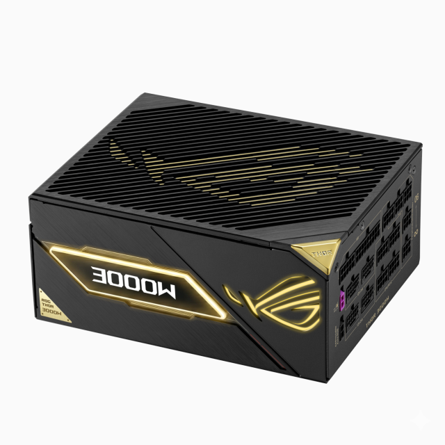 Захранващ блок ASUS ROG THOR III 3000W Edition 20, 80+ Titanium PCIe 5.1, Fully Modular 