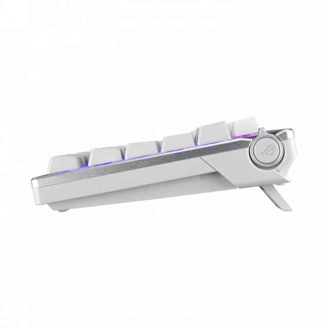 Геймърска безжична Клавиатура ASUS ROG Azoth - Moonlight White 