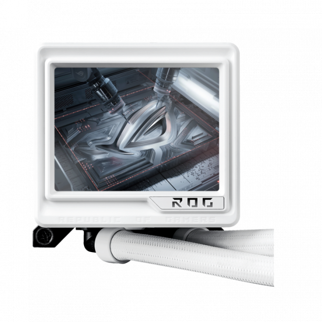 CPU AIO Liquid Cooler ASUS ROG RYUJIN III 360 ARGB EXTREME White Edition 3.5" LCD Display 