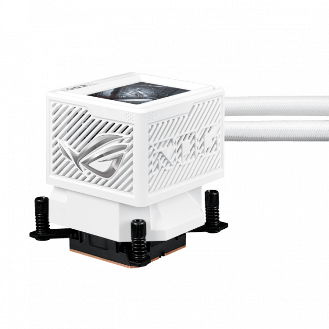 CPU AIO Liquid Cooler ASUS ROG RYUJIN III 360 ARGB EXTREME White Edition 3.5" LCD Display 