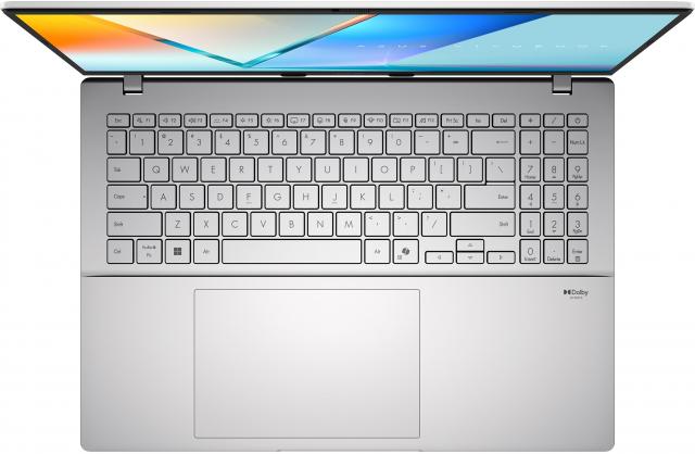 Лаптоп ASUS Vivobook S16 S3607CA-RP037NA - 16" IPS Full HD+, Intel Core Ultra 7 255H, 16GB DDR5, 1TB SSD - Сребрист 