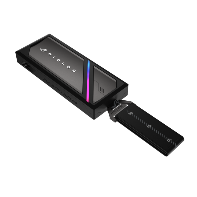 Чекмедже за SSD ASUS ROG Strix Aiolos 2x2 SSD M.2 NVMe - USB-C 3.2 Gen2 