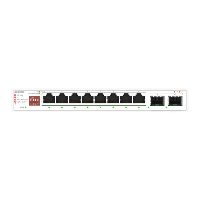 Ethernet Switch ASUS QG-U1080 8-Port 8 x 2.5Gbps ports, Unmanaged 