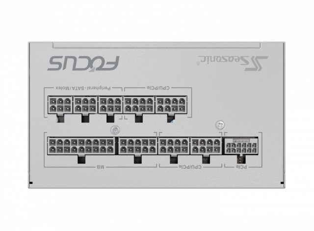 Захранващ блок SEASONIC FOCUS GX-750 White - 750W 80+ Gold, ATX 3.1, PCIe 5.1, Fully Modular 