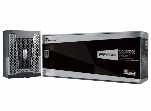 Захранващ блок Seasonic PRIME PX 2200W 80+ Platinum, ATX 3.1 - Full Modular 