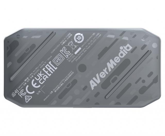 AVerMedia Външен кепчър Live Streamer CAP 4K (BU113) HDMI 2.0 Capture 4Kp30, USB 3.1 Gen 1 USB-C 