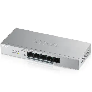 Суич ZyXEL GS-1200-5HPV3, 5-портов, Gigabit, PoE, Web Managed