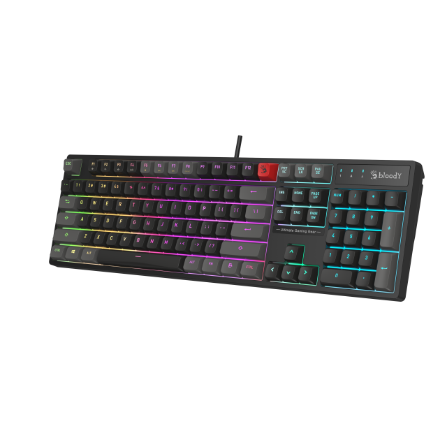 Геймърска клавиатура A4Tech Bloody B230N Neon Backlit - Черна 