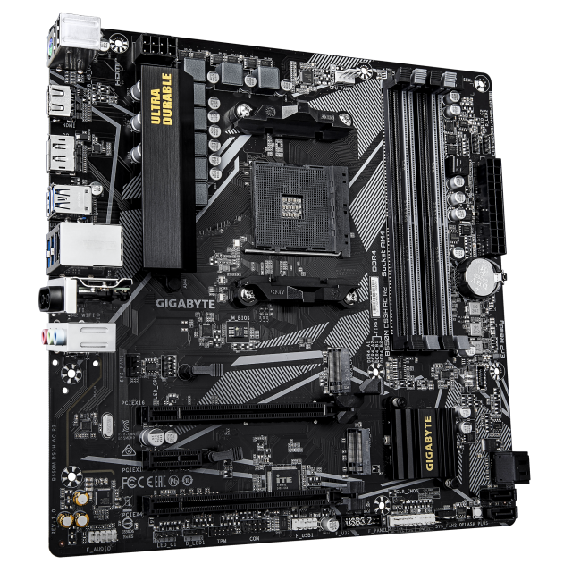 Дънна платка GIGABYTE B550M DS3H AC R2 Socket AM4 