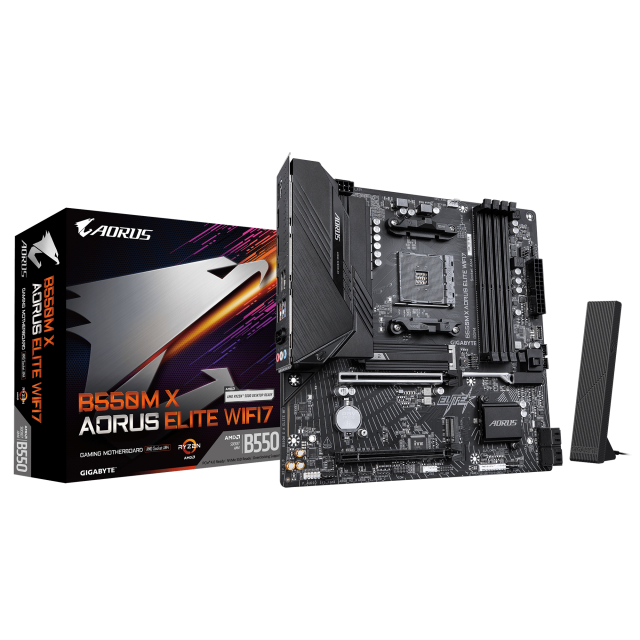 Motherboard GIGABYTE B550M X AORUS ELITE WIFI7, Socket AM4 
