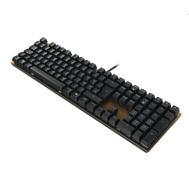 Механична клавиатура CHERRY KC 200MX Brown, Тънка, Черна 