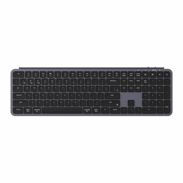 Безжична клавиатура Keychron B6 Pro Ultra-Slim - Space Gray 