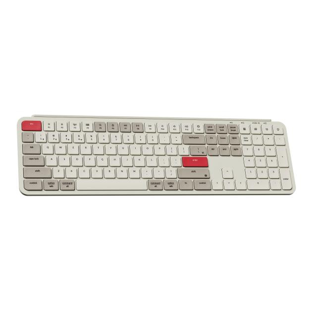 Безжична клавиатура Keychron B6 Pro Ultra-Slim - Retro Red 