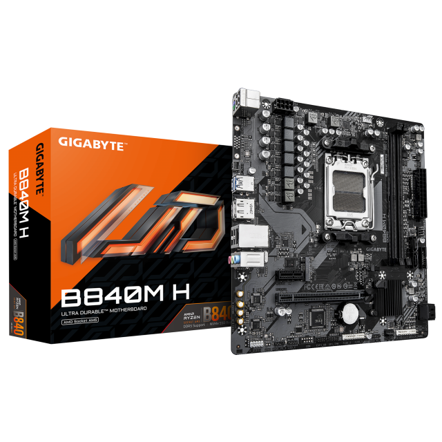 Дънна платка GIGABYTE B840M H socket AM5 