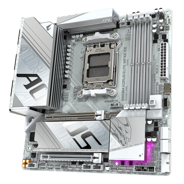 Motherboard GIGABYTE B850M AORUS ELITE WIF6E ICE socket AM5 