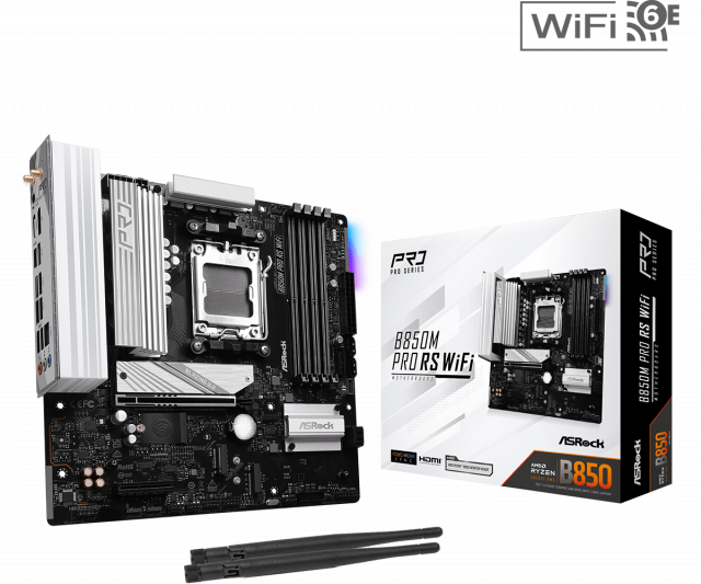 Дънна платка ASRock B850M Pro RS WIFI 6E socket AM5 
