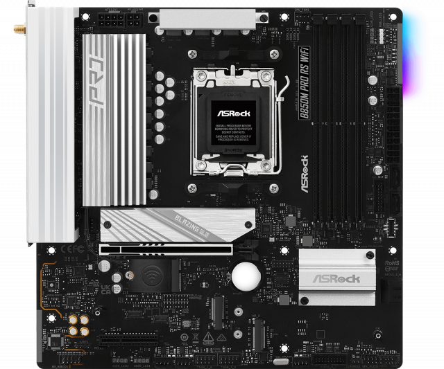 Дънна платка ASRock B850M Pro RS WIFI 6E socket AM5 