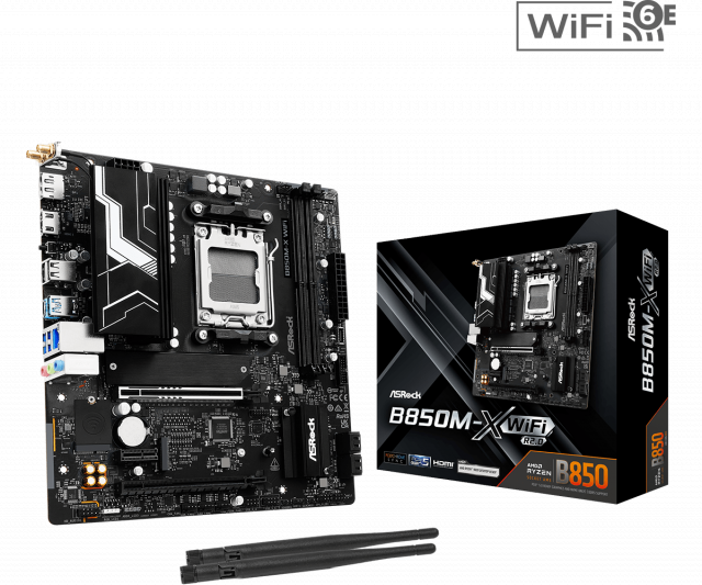 Дънна платка ASRock B850M-X WiFi R2.0 socket AM5 