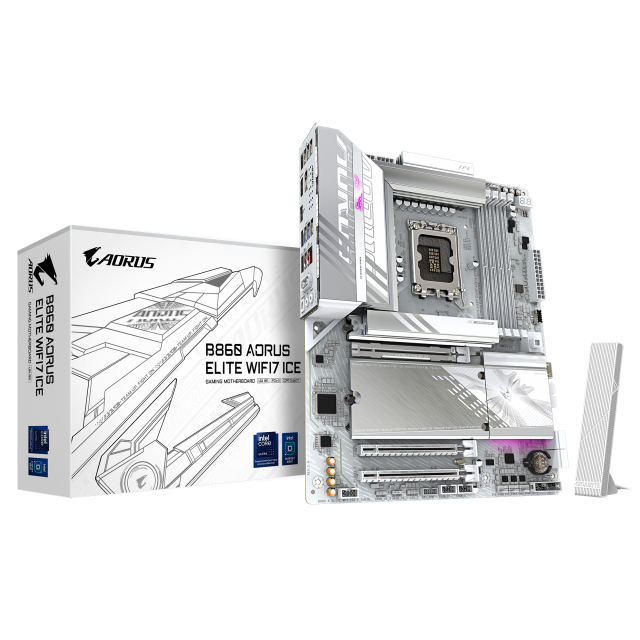 Motherboard GIGABYTE B860 AORUS ELITE WIF 7 ICE, LGA 1851 
